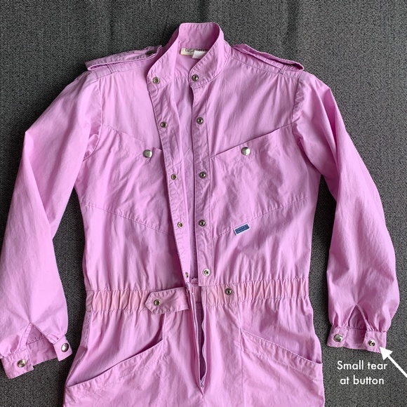 Jumpsuit Pastel Purple Vintage Coveralls for Junior Girls - Picture 12 of 17